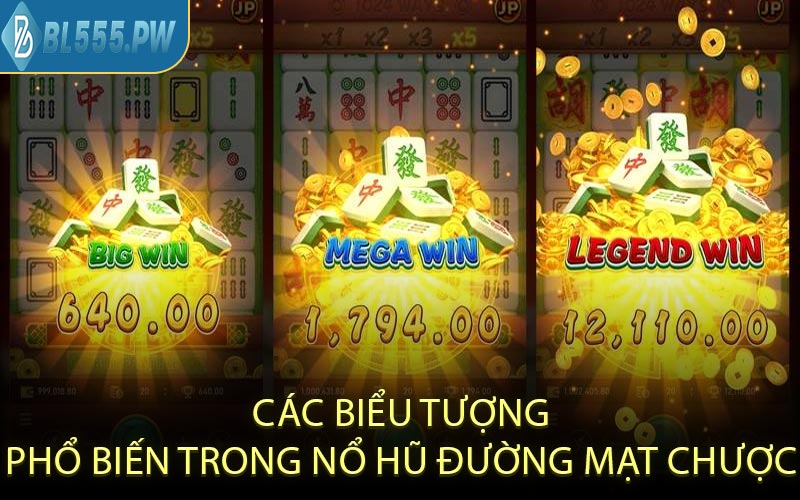 Các biểu tượng phổ biến trong nổ hũ Đường Mạt Chược
