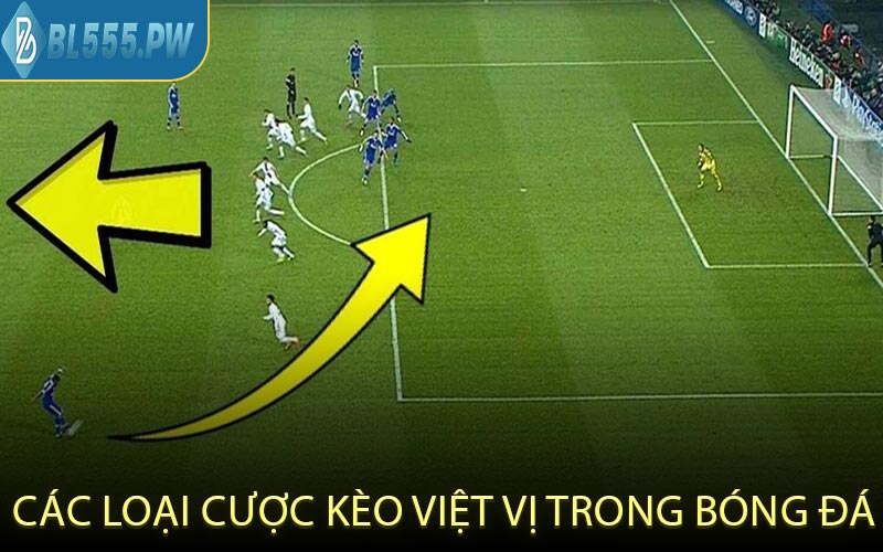 Các loại cược kèo việt vị trong bóng đá